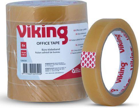 Actual product image Viking Adhesive tape Universal PP (polypropylene) 18 mm x 19 mm Transparent (18 mm)
