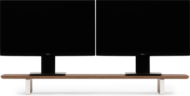 Actual product image Oakywood Desk Shelf - wooden desk top - veneer - walnut veneer / white -