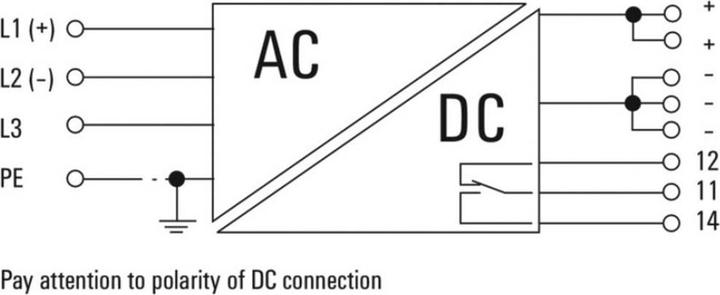 Actual product image Weidmüller DIN rail power supply (DIN rail