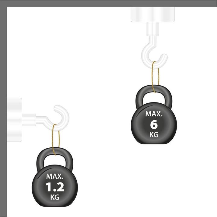 Produktbild Supermagnete Hakenmagnet (4x)