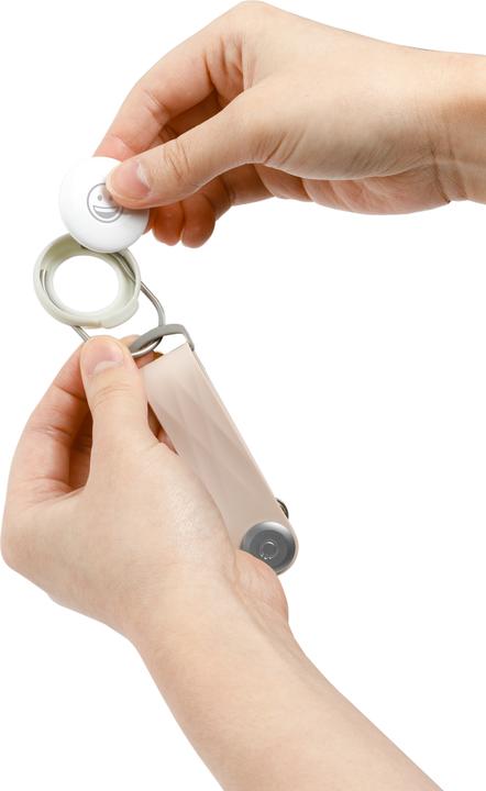 Produktbild Orbitkey Slim Case for AirTag with Keyring, Granite