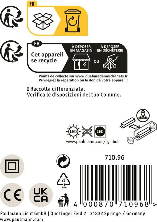 Actual product image Paulmann Casca ceiling light (2100 lm)