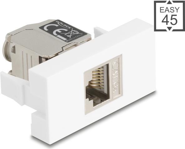 Immagine prodotto Delock Easy 45 Modul RJ45 Buchse zu LSA Cat.6A mit LED (Adattatore antenna)