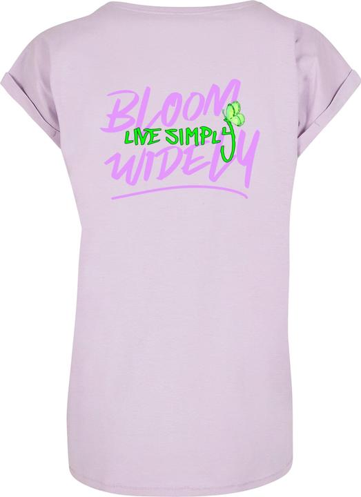 Produktbild Merchcode Ladies Never Too Late Extended Shoulder Tee - 111665 (S)