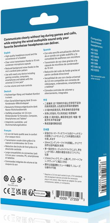 Productafbeelding Sennheiser HD 500 BAM