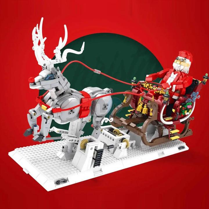 Actual product image ReoBrix Christmas sleigh
