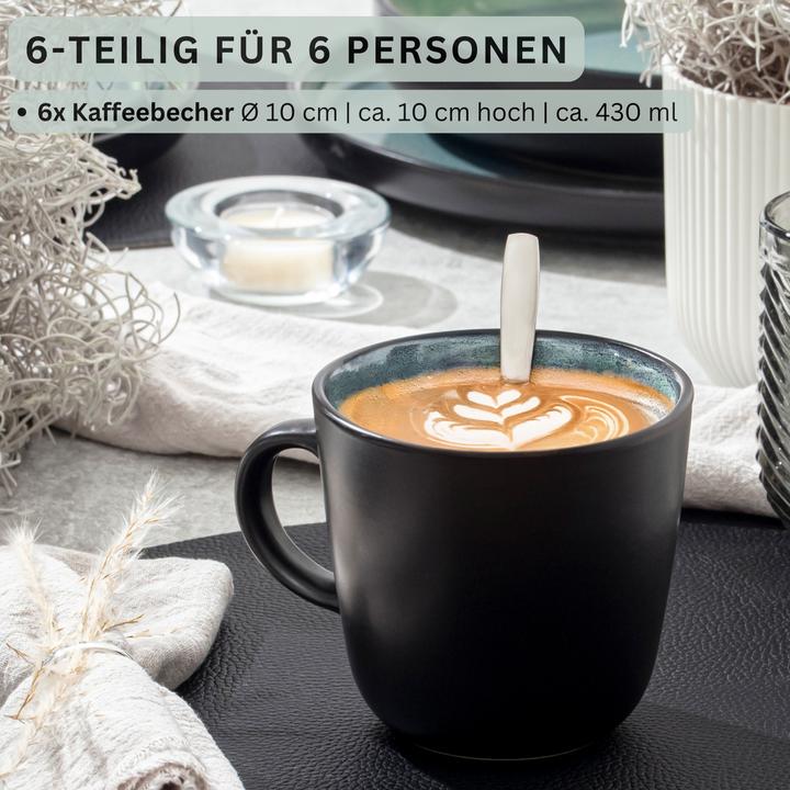 Actual product image Sänger Geschirr Kaffeebecher Set Malmö (420 ml, 6x)