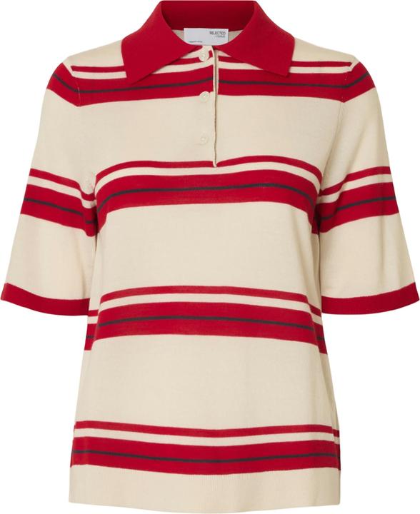 Actual product image Selected Homme 100% Merinowoll Polohemd aus Strick (S)