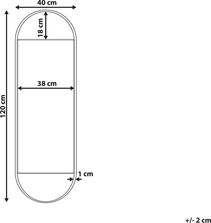 Produktbild Beliani Vallery (40 x 120 cm)