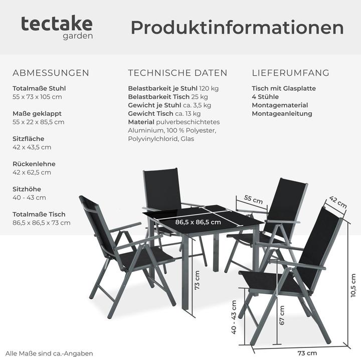 Produktbild tectake Sitzgruppe
