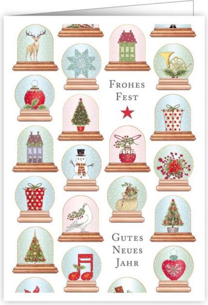 Produktbild Quire Weihnachtskartenbox - Joyeuses Fêtes (10 Stk.)