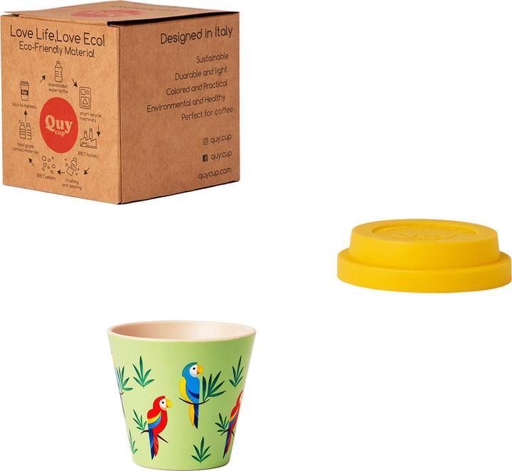 Actual product image Quycup Espresso Cup PARROT (90 ml, 2x)