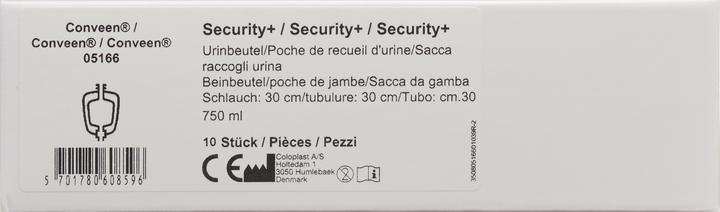 Immagine prodotto Conveen Security Plus Leg Bag 750 ml 30 cm Valvola posteriore, 10 pz.