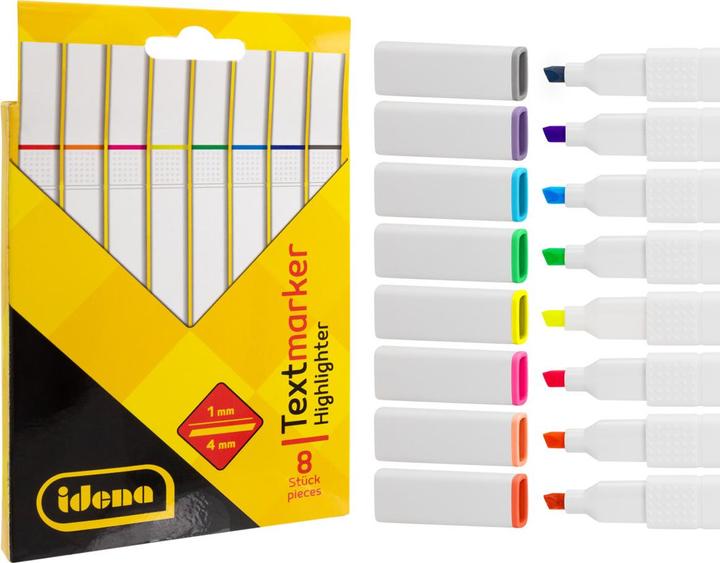Produktbild Idena Textmarker 8 Farben 8 Stück (8x)