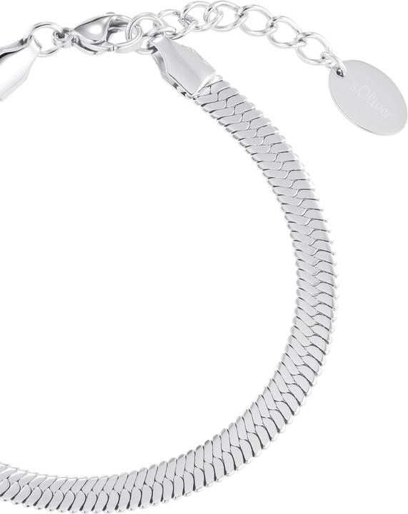 Image du produit S.Oliver Bijoux de bras pour femmes, acier inoxydable (20 cm, Acier inoxydable)
