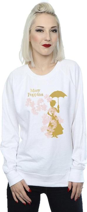 Immagine prodotto Disney Mary Poppins Floral Silhouette Felpa Donna (L)