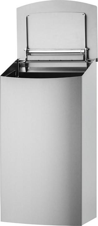 Image du produit Valera Poubelle 56 litres en acier inoxydable avec couvercle à poussoir avec revêtement anti-traces de (56 l)