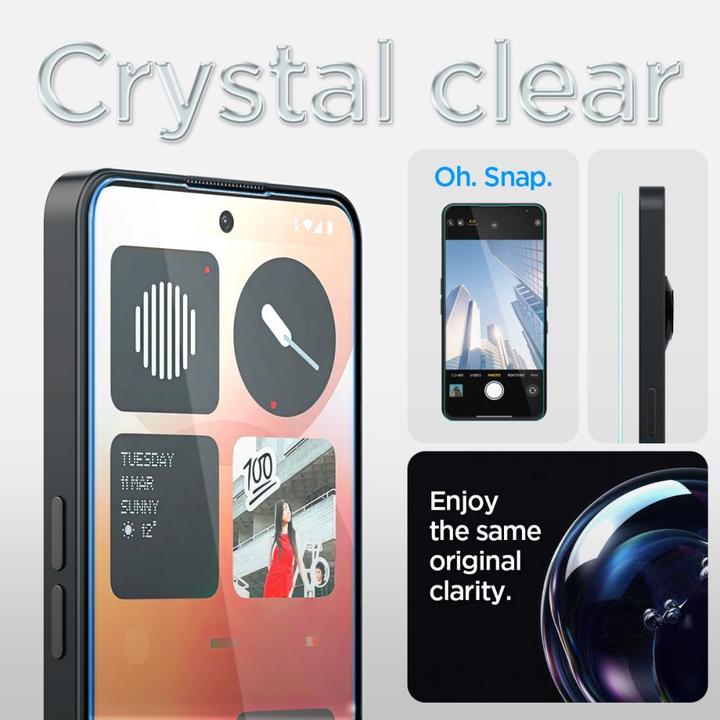 Image du produit Spigen - Glas.tR EZ-FIT - Nothing Phone (3a) / (3a) Pro - Clear (1 pièce(s), Nothing Phone (3a), Nothing Phone (3a) Pro)