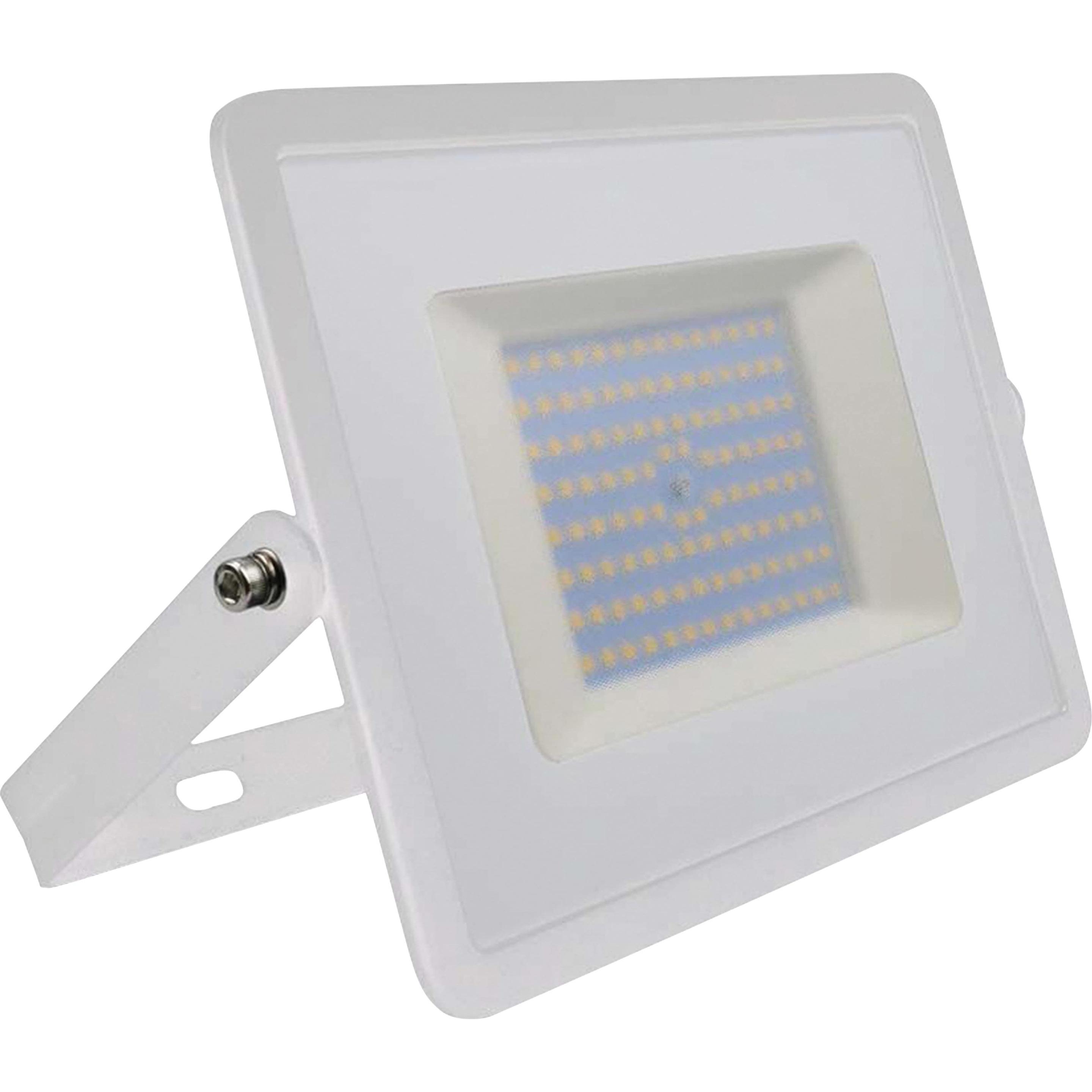 V-TAC, Fassadenbeleuchtung, VT40101WN 100W LEDFlutlicht SMD ESerie G2 Weisser Körper 4000K (8700 lm, IP65)