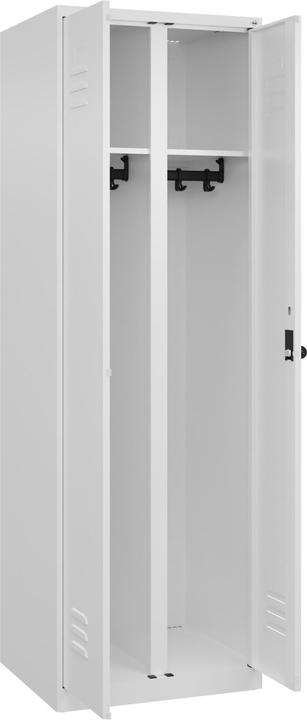 Actual product image C+P Black and white locker Classic PLUS (60 cm, 185 cm)