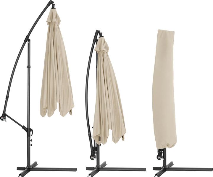 Image du produit tectake Parasol déporté (3.50 m)