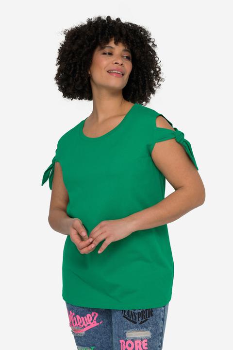 Immagine prodotto Angel of Style T-shirt con apertura sulla spalla, scollo a girocollo e mezze maniche (46)