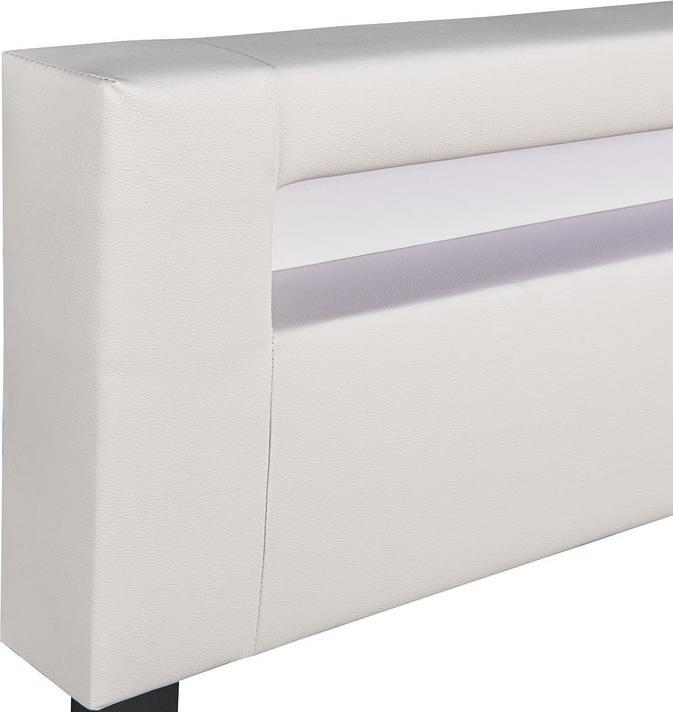 Image du produit Juskys LED Lit rembourré Paris (180 x 200 cm)