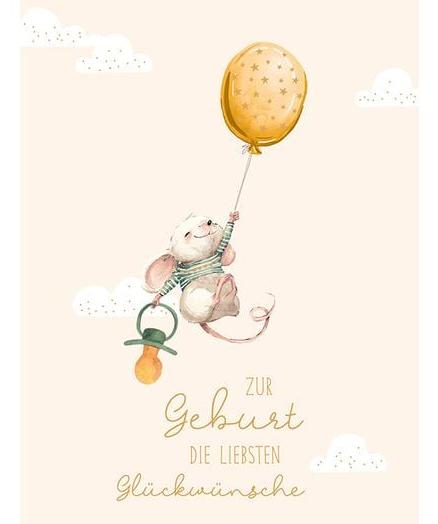 Image du produit ABC Glückwunschkarte Mäuschen auf Reisen B6 (1 pcs)