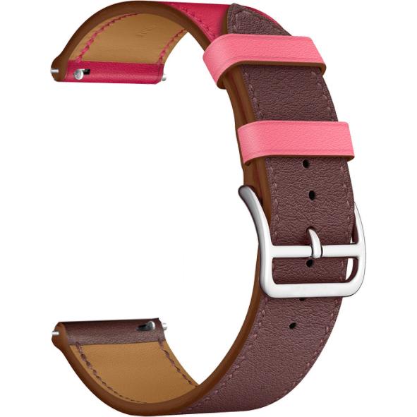 Thumbnail - Strap-it Lederarmband (20 mm, Leder), Uhrenarmband, Mehrfarbig
