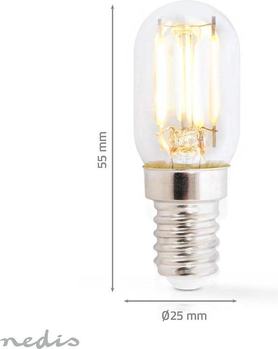 Produktbild Nedis Kühlschranklampe | LED | E14 | 1.5 W | T22 (E14, 1.50 W, 100 lm, 1 x, G)