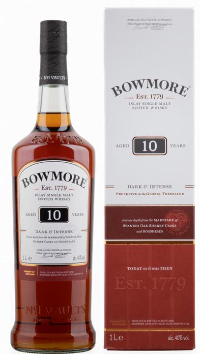 Bowmore 10 Years Dark & Intense (1 x 100 cl)
