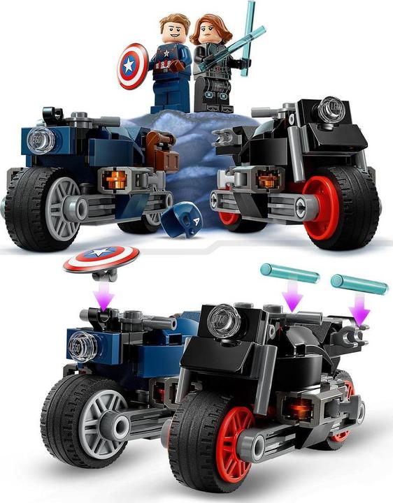 Produktbild LEGO Black Widows & Captain Americas Motorräder (76260, LEGO Marvel)