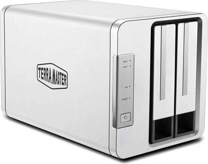 Produktbild Terramaster NAS LAUFWERK 1GB F2-210 Realtek 1296 Quad-core 1.4GHz LAN