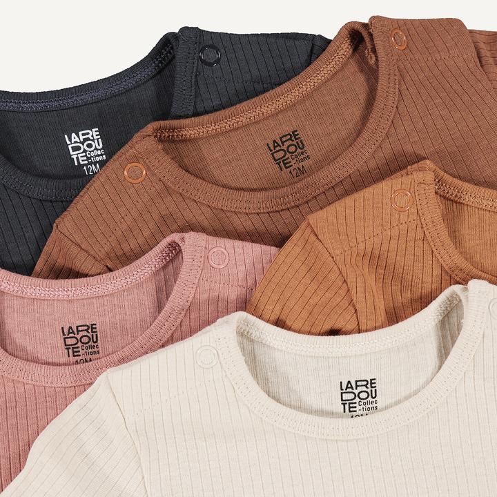 Produktbild La Redoute Collections 5er-Pack Bodys mit langen Ärmeln (98)
