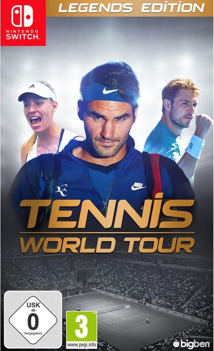Produktbild Bigben Tennis World Tour- Legends Edition, Switch (Switch, DE, FR)