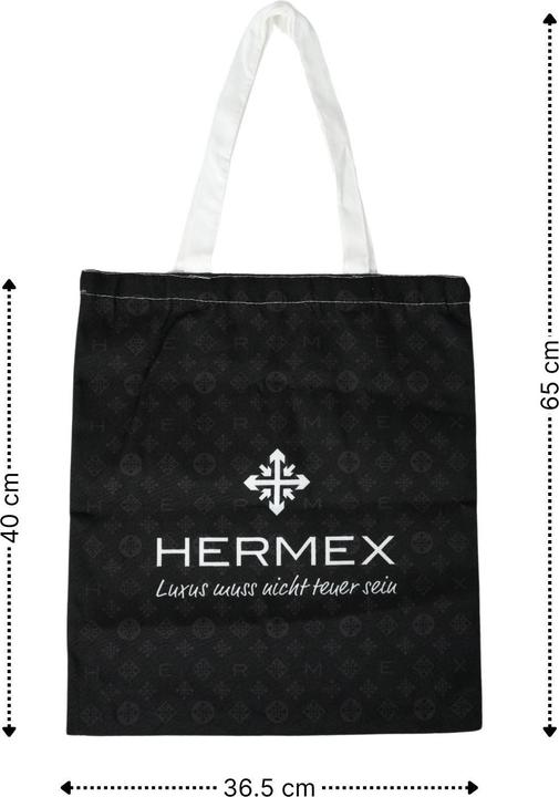 Produktbild Hermex Tragetasche Einkaufstasche Umhängetasche Leinentasche Tote Bag