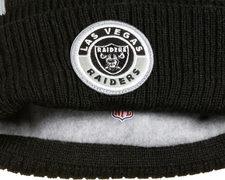 Actual product image New Era NFL Las Vegas Raiders Cold Weather Sport Knit Hat (One size)