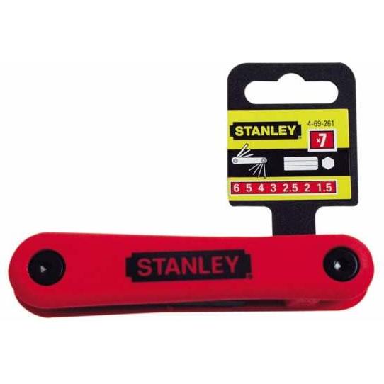 Stanley, Schraubenzieher, Sechskantschlüsselsatz 7-teilig (1,5-6 mm) (k)