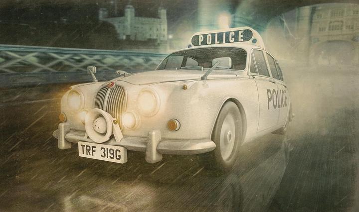 Immagine prodotto Scalextric Jaguar MK2 - Edizione Polizia