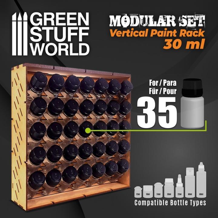 Produktbild Green Stuff World Modular Paint Rack - VERTICAL 30ml