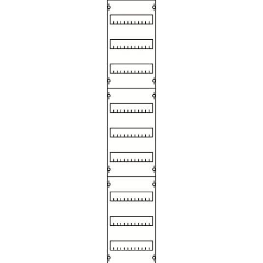 Striebel & John, Verteilerschrank Zubehör, STR 1V5A Verteilerfeld BH5 1-feld