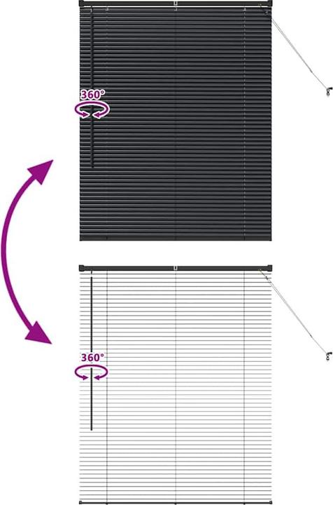 Produktbild vidaXL Balkenjalousien (130 x 100 cm)