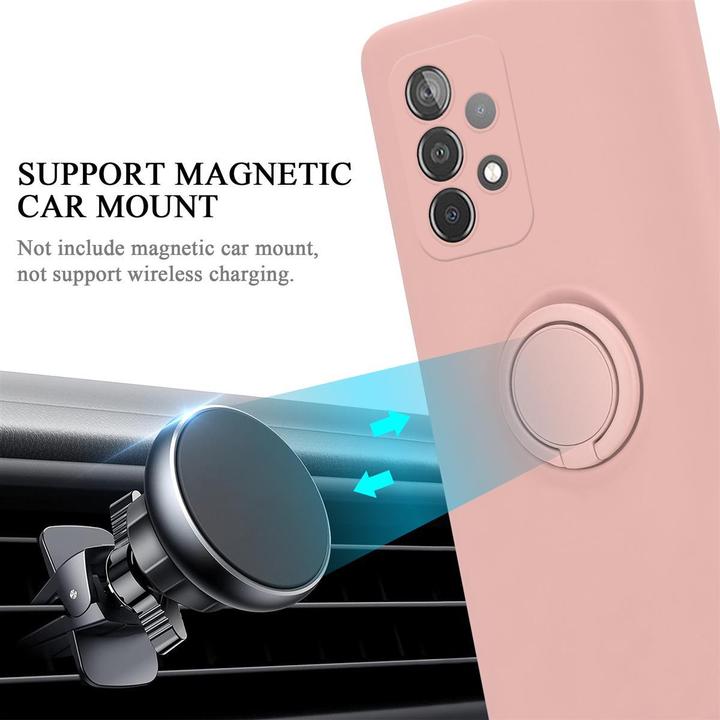 Image du produit Cadorabo TPU Liquid Ring Silicone Case Cover (Samsung Galaxy A52, Samsung Galaxy A52 5G, Samsung Galaxy A52s 5G)