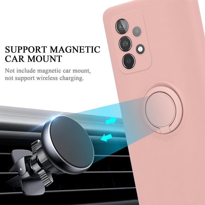 Actual product image Cadorabo TPU Liquid Ring Silicone Case Cover (Samsung Galaxy A52, Samsung Galaxy A52 5G, Samsung Galaxy A52s 5G)
