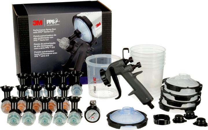 3M ™ Hochleistungslackierpistolen-System HVLP mit PPS™ 2.0, 26778