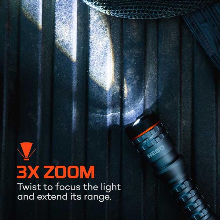 Produktbild Nebo DAVINCI 800L LED-Taschenlampe, Blister (16 cm, 800 lm)