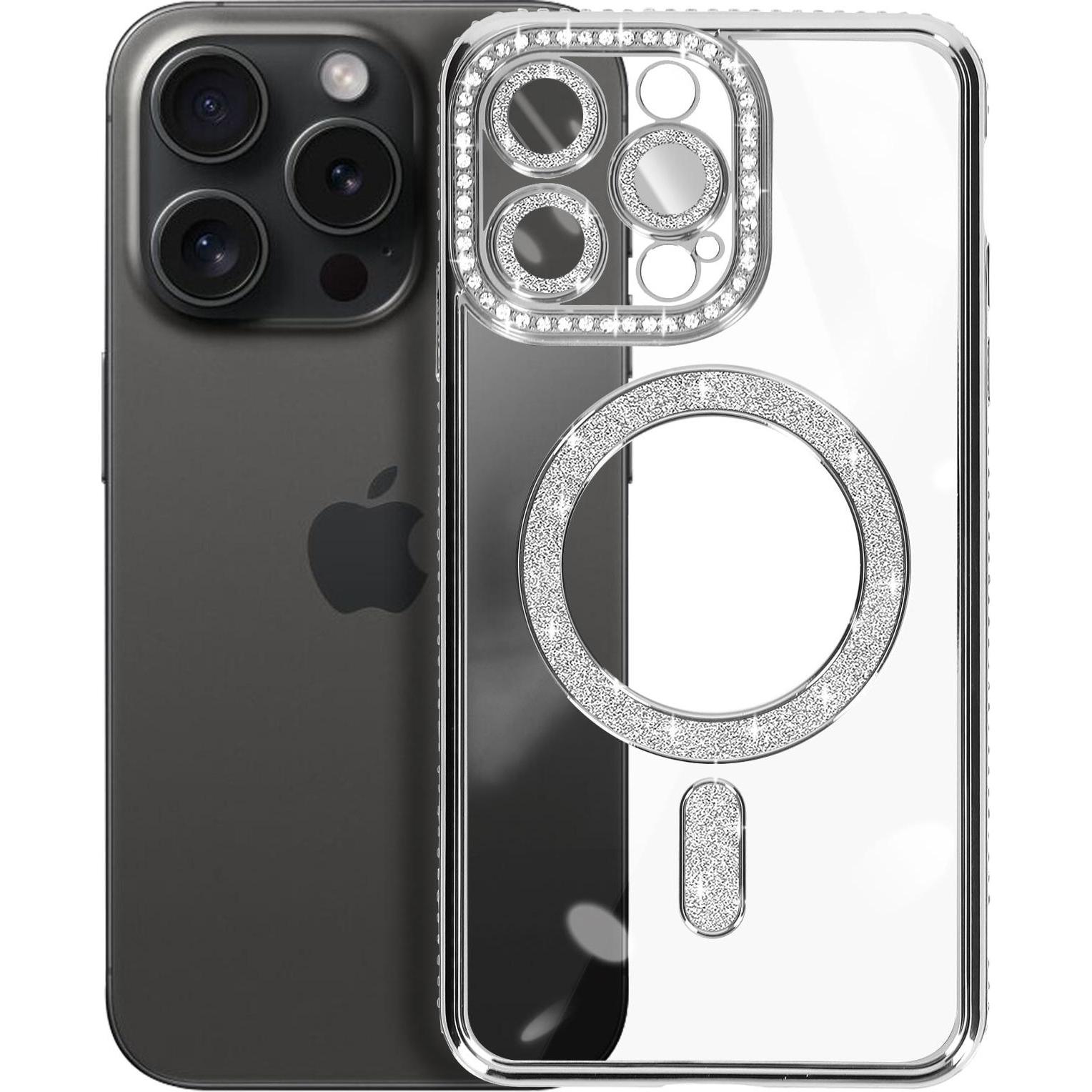 Thumbnail - Avizar Glamor Guard Case (Apple iPhone 15 Pro Max), Smartphone Hülle, Grau