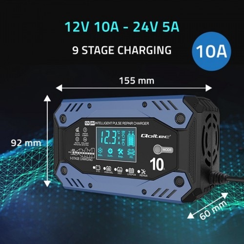 Immagine prodotto Qoltec 52482 (12V, 24V, 10 A)