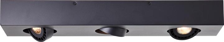 Image du produit Brilliant Doro LED plafonnier 3flg sable noir (345 lm, GU10)