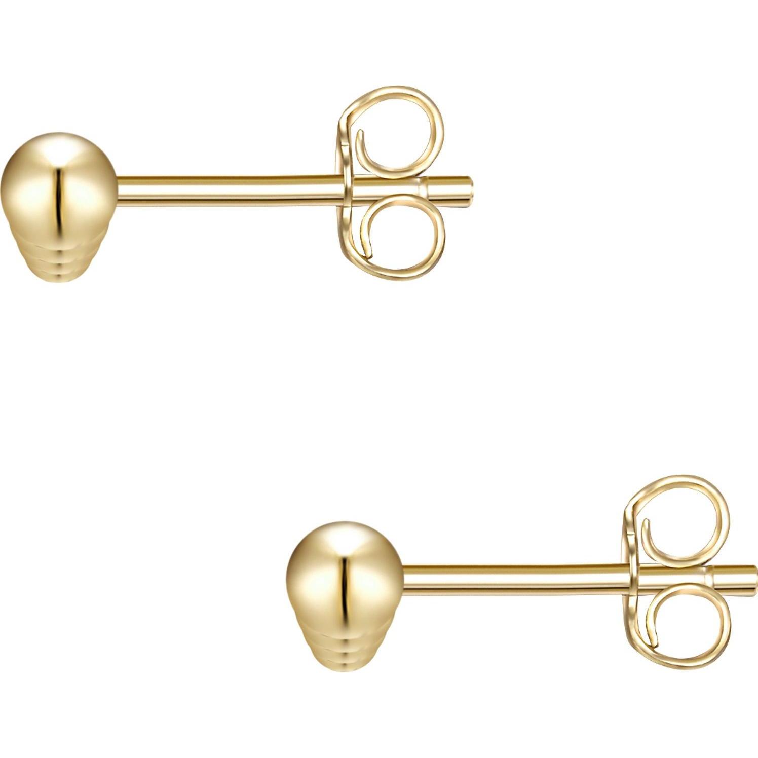 Thumbnail - Glanzstücke München, Ohrringe, Damen Sterling Silber gelbgold - 23760, (Sterling Silber)